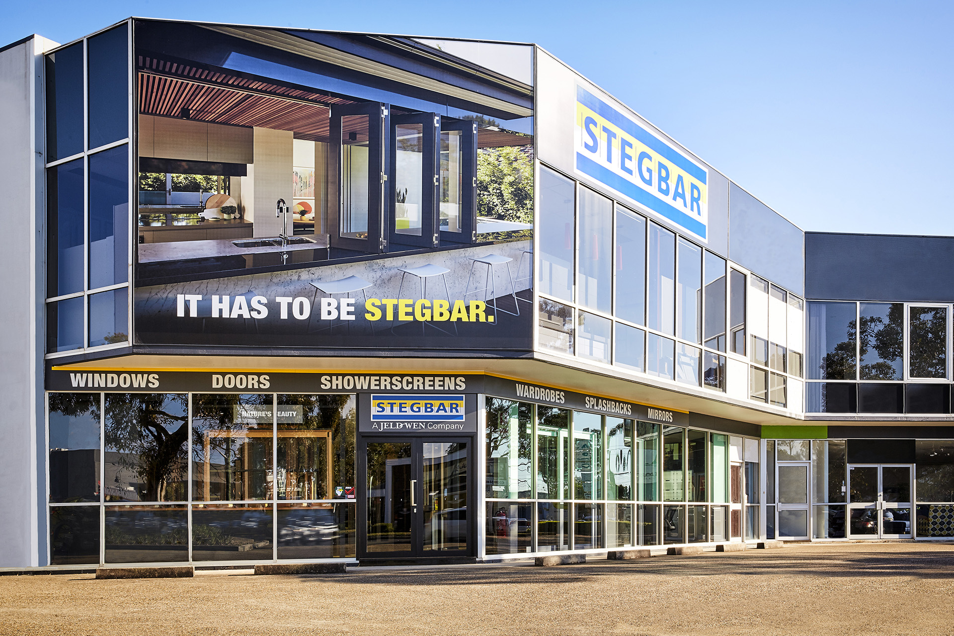 Stegbar Taren Point showroom